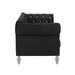 EMMA CRYSTAL SOFA-BLACK - Visions in Furniture (La Mirada, CA)