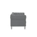 EMMA CRYSTAL LOVESEAT-GRAY - Visions in Furniture (La Mirada, CA)