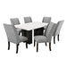 FAUST DINING CHAIR (2 PER CARTON)-GRAY - Visions in Furniture (La Mirada, CA)