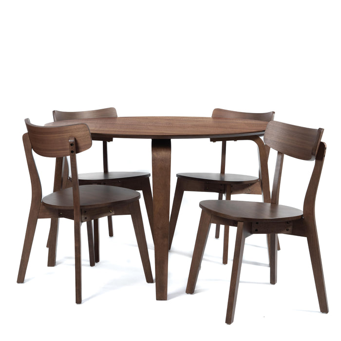 GABBY ROUND TABLE LEGS-WALNUT