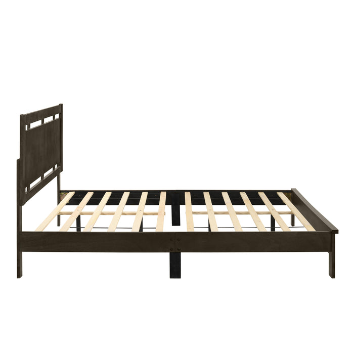 GEMINI Full F PANEL BED-HB/FB/RAILS-GRAY