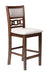 GIA 42" COUNTER  DROP LEAF TABLE W/2 CHAIRS-CHERRY - Visions in Furniture (La Mirada, CA)