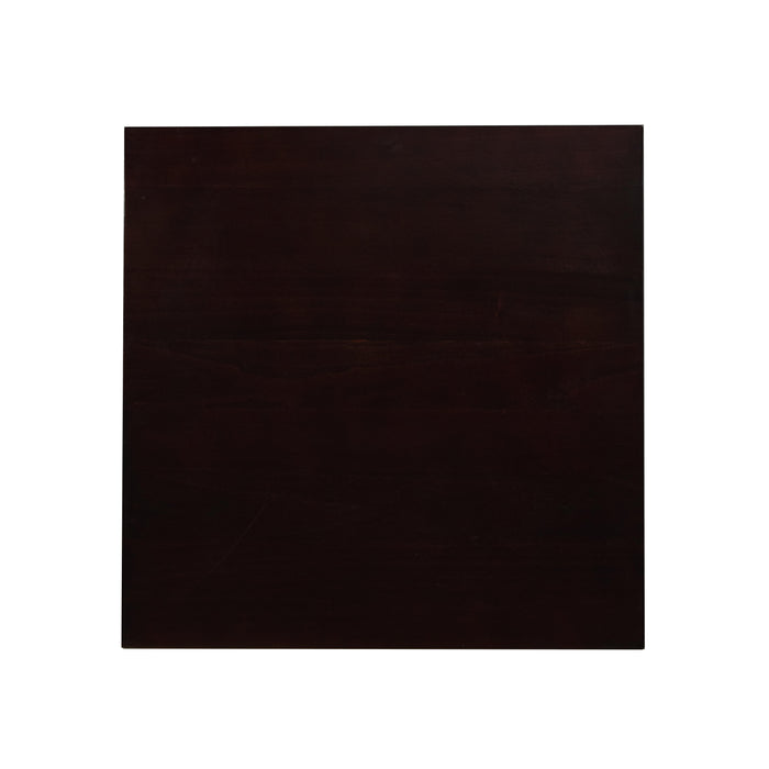 GIA 30" COUNTER TABLE W/2 CHAIRS & STG SHELF-EBONY - Visions in Furniture (La Mirada, CA)