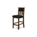 GIA 42" COUNTER  DROP LEAF TABLE W/2 CHAIRS-BROWN - Visions in Furniture (La Mirada, CA)