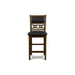 GIA 42" COUNTER  DROP LEAF TABLE W/2 CHAIRS-BROWN - Visions in Furniture (La Mirada, CA)