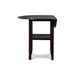 GIA 42" COUNTER  DROP LEAF TABLE W/2 CHAIRS-EBONY - Visions in Furniture (La Mirada, CA)