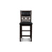 GIA 42" COUNTER  DROP LEAF TABLE W/2 CHAIRS-EBONY - Visions in Furniture (La Mirada, CA)