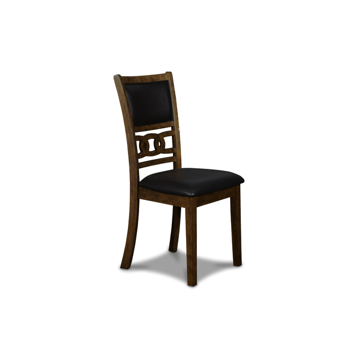 GIA 42" DINING  DROP LEAF TABLE W/2 CHAIRS-BROWN - Visions in Furniture (La Mirada, CA)