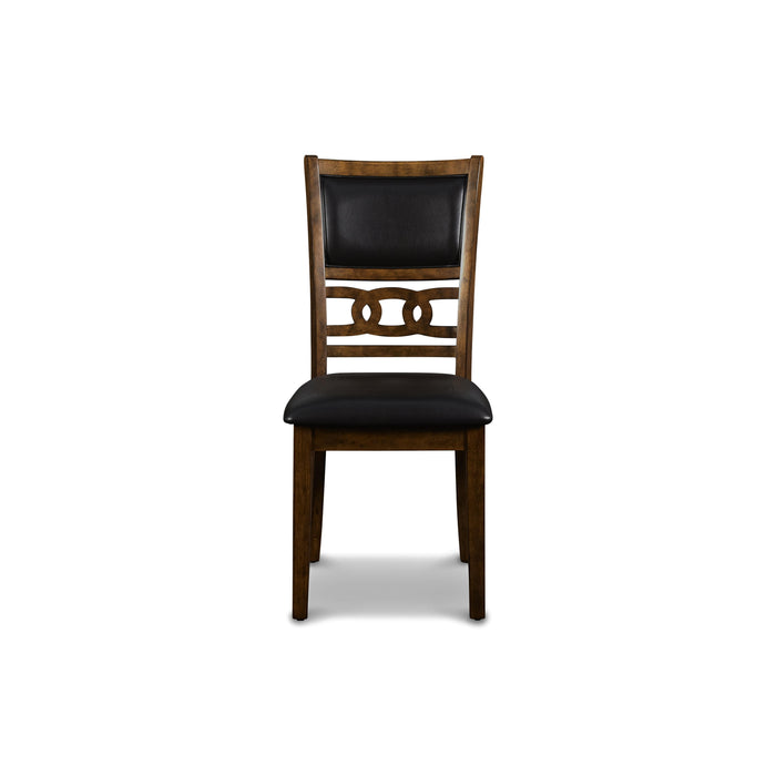 GIA 42" DINING  DROP LEAF TABLE W/2 CHAIRS-BROWN - Visions in Furniture (La Mirada, CA)
