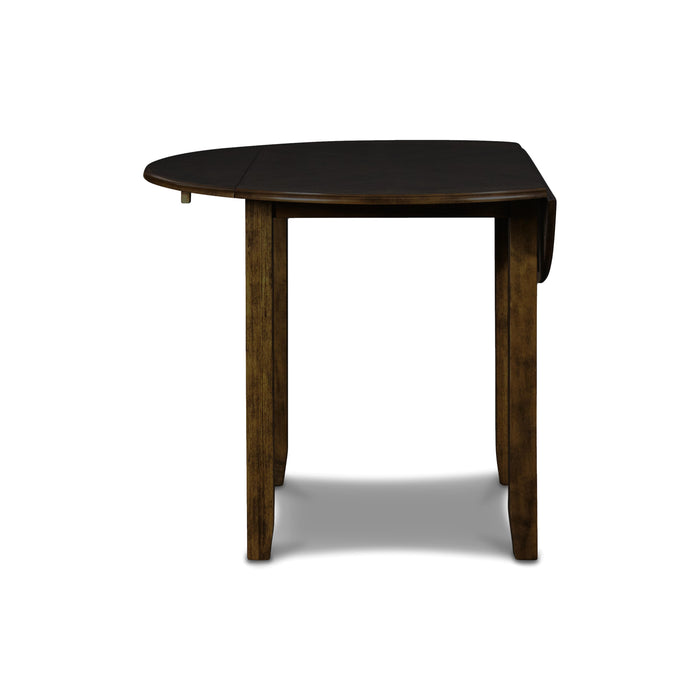 GIA 42" DINING  DROP LEAF TABLE W/2 CHAIRS-BROWN - Visions in Furniture (La Mirada, CA)