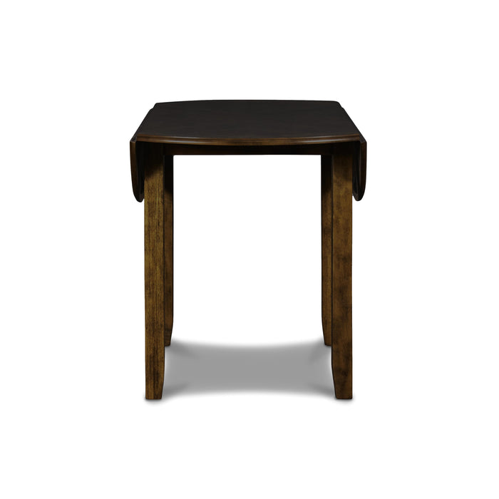 GIA 42" DINING  DROP LEAF TABLE W/2 CHAIRS-BROWN - Visions in Furniture (La Mirada, CA)
