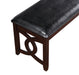 GIA 46" BENCH-EBONY - Visions in Furniture (La Mirada, CA)