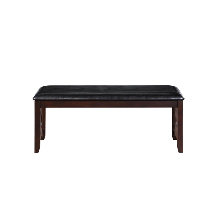 GIA 46" BENCH-EBONY - Visions in Furniture (La Mirada, CA)