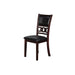 GIA 42" DINING  DROP LEAF TABLE W/2 CHAIRS-EBONY - Visions in Furniture (La Mirada, CA)
