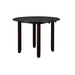 GIA 42" DINING  DROP LEAF TABLE W/2 CHAIRS-EBONY - Visions in Furniture (La Mirada, CA)