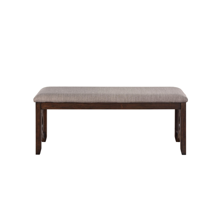 GIA 46" BENCH-CHERRY - Visions in Furniture (La Mirada, CA)