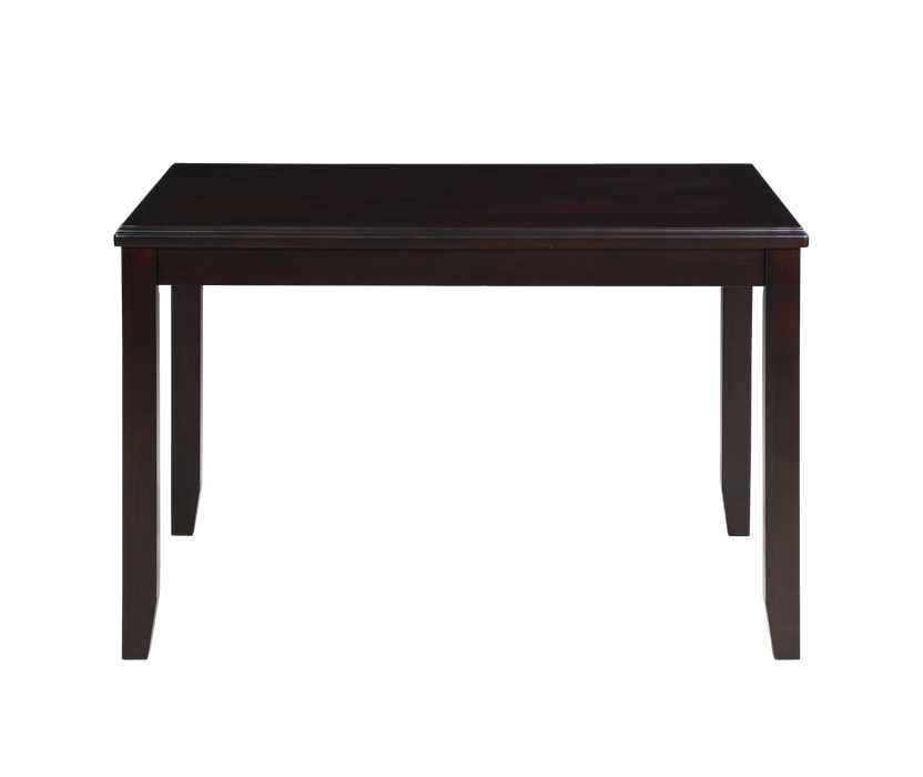 GIA 5PC 48" RECT. DINING TABLE & 4 CHAIRS-EBONY - Visions in Furniture (La Mirada, CA)