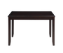 GIA 5PC 48" RECT. DINING TABLE & 4 CHAIRS-EBONY - Visions in Furniture (La Mirada, CA)