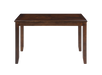 GIA 5PC 48" RECT. DINING TABLE & 4 CHAIRS-CHERRY - Visions in Furniture (La Mirada, CA)