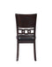 GIA DINING CHAIRS (2/CTN)-EBONY - Visions in Furniture (La Mirada, CA)