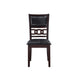 GIA DINING CHAIRS (2/CTN)-EBONY - Visions in Furniture (La Mirada, CA)