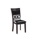 GIA DINING CHAIRS (2/CTN)-EBONY - Visions in Furniture (La Mirada, CA)