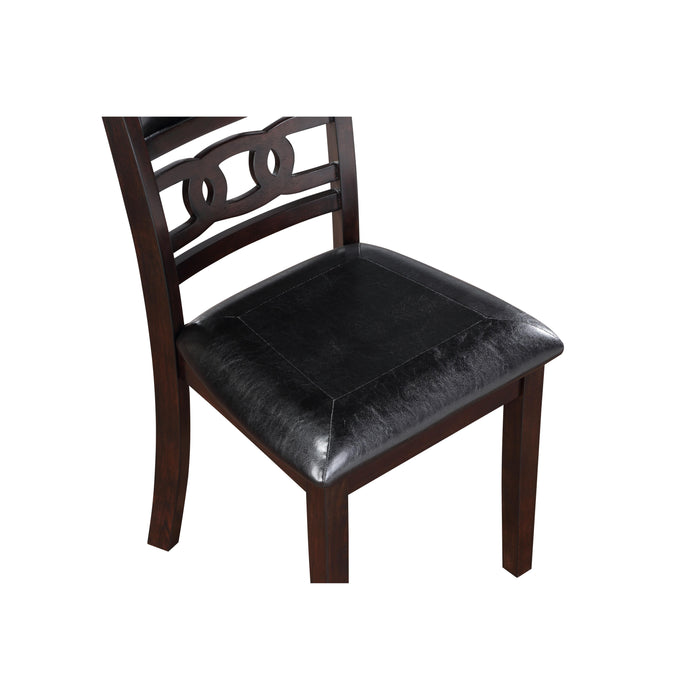 GIA DINING CHAIRS (2/CTN)-EBONY - Visions in Furniture (La Mirada, CA)