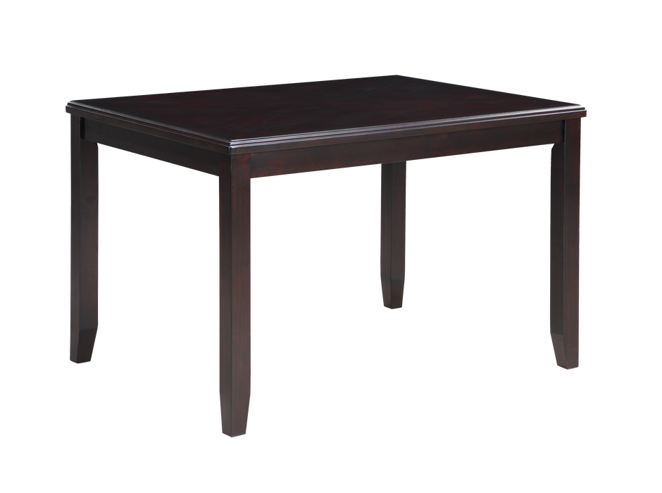 GIA 5PC 48" RECT. DINING TABLE & 4 CHAIRS-EBONY - Visions in Furniture (La Mirada, CA)