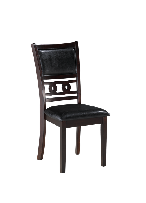 GIA 5PC 48" RECT. DINING TABLE & 4 CHAIRS-EBONY - Visions in Furniture (La Mirada, CA)