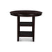 GIA ROUND COUNTER DINING 5 PC SET-EBONY - Visions in Furniture (La Mirada, CA)