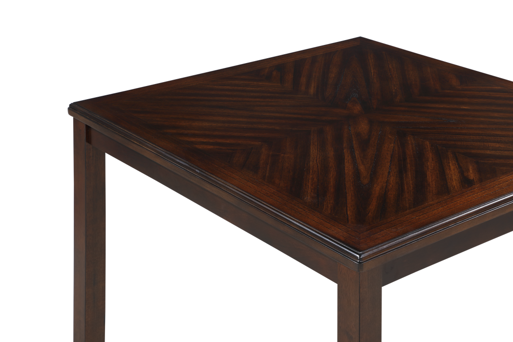 GIA 5PC 42" SQUARE COUNTER TABLE & 4 CHAIRS-CHERRY - Visions in Furniture (La Mirada, CA)