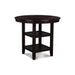 GIA ROUND COUNTER DINING 5 PC SET-EBONY - Visions in Furniture (La Mirada, CA)