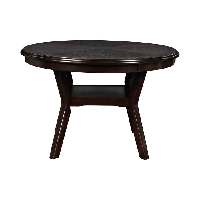 GIA ROUND DINING 5 PC SET-EBONY - Visions in Furniture (La Mirada, CA)