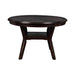 GIA ROUND DINING 5 PC SET-EBONY - Visions in Furniture (La Mirada, CA)