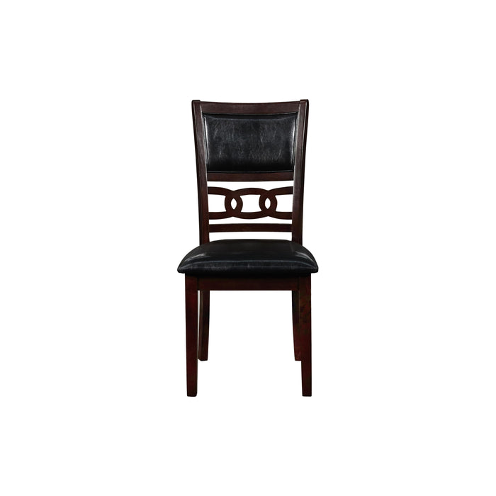GIA ROUND DINING 5 PC SET-EBONY - Visions in Furniture (La Mirada, CA)
