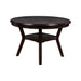GIA ROUND DINING 5 PC SET-EBONY - Visions in Furniture (La Mirada, CA)