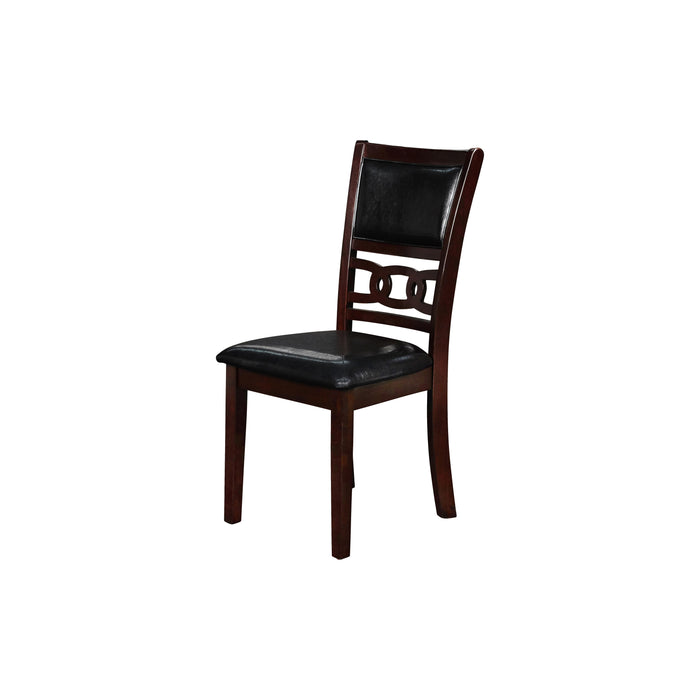 GIA ROUND DINING 5 PC SET-EBONY - Visions in Furniture (La Mirada, CA)