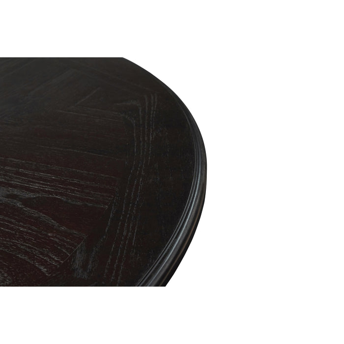 GIA ROUND DINING 5 PC SET-EBONY - Visions in Furniture (La Mirada, CA)