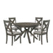 GULLIVER ROUND TABLE-RUSTIC BROWN - Visions in Furniture (La Mirada, CA)