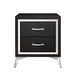 HUXLEY NIGHTSTAND-BLACK - Visions in Furniture (La Mirada, CA)
