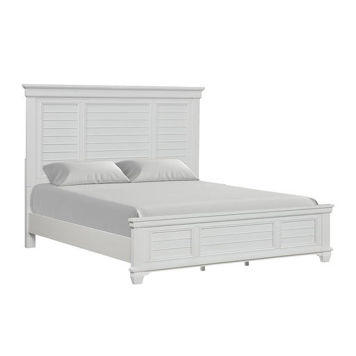 JAMESTOWN 6''6"/ 6''0" K HEADBOARD- WHITE - Visions in Furniture (La Mirada, CA)