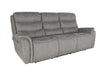 KAMARI SOFA W/DUAL RECLINER-GRAY - Visions in Furniture (La Mirada, CA)