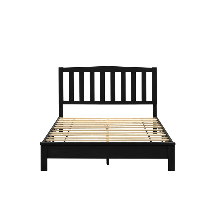 LEO Full F SLAT BED-HB/FB/RAILS-BLACK