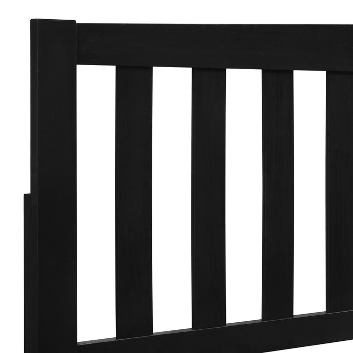 LEO Full F SLAT BED-HB/FB/RAILS-BLACK