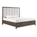 LANDON Eastern King-California King EK/WK HEADBOARD-WALNUT - Visions in Furniture (La Mirada, CA)