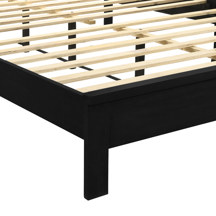 LEO Full F SLAT BED-HB/FB/RAILS-BLACK