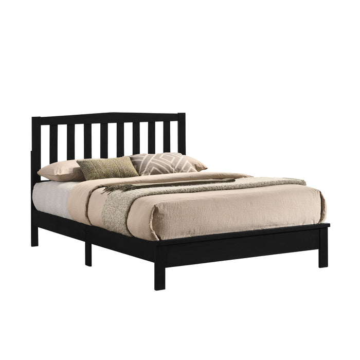 LEO Full F SLAT BED-HB/FB/RAILS-BLACK