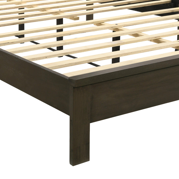 LEO Full F SLAT BED-HB/FB/RAILS-GRAY