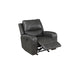 LINTON LEATHER GLIDER RECLINER W/ PWR FR-GRAY - Visions in Furniture (La Mirada, CA)