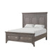 LISBON Eastern King-California King EK/WK HEADBOARD- GRAY - Visions in Furniture (La Mirada, CA)